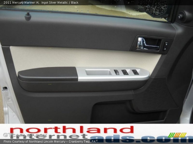 Ingot Silver Metallic / Black 2011 Mercury Mariner I4