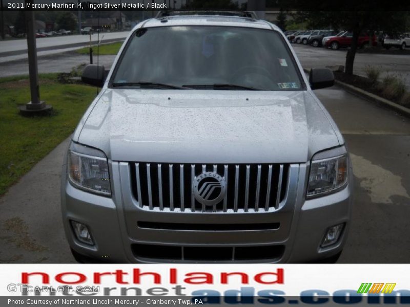 Ingot Silver Metallic / Black 2011 Mercury Mariner I4