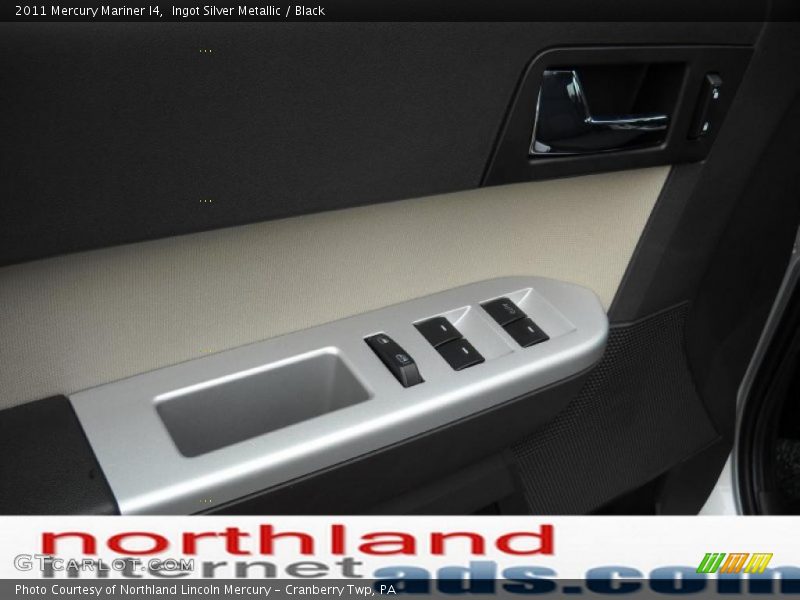 Ingot Silver Metallic / Black 2011 Mercury Mariner I4