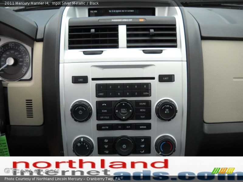 Ingot Silver Metallic / Black 2011 Mercury Mariner I4