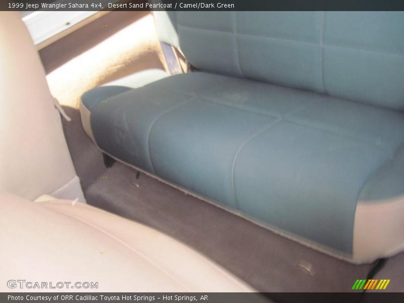 Desert Sand Pearlcoat / Camel/Dark Green 1999 Jeep Wrangler Sahara 4x4