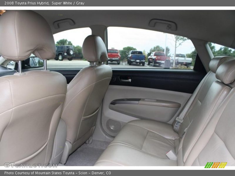 Super White / Gray 2008 Toyota Prius Hybrid