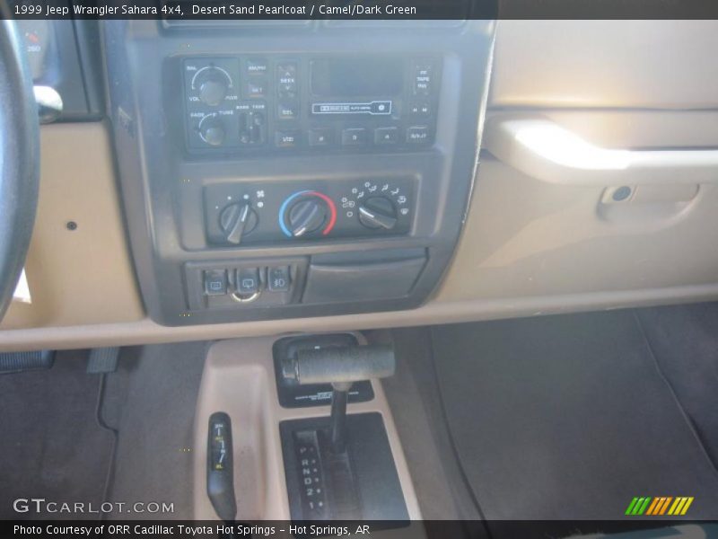 Desert Sand Pearlcoat / Camel/Dark Green 1999 Jeep Wrangler Sahara 4x4
