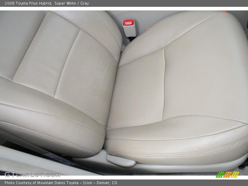 Super White / Gray 2008 Toyota Prius Hybrid
