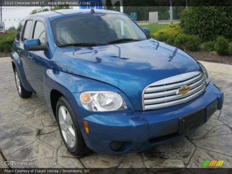 Aqua Blue Metallic / Gray 2010 Chevrolet HHR LT