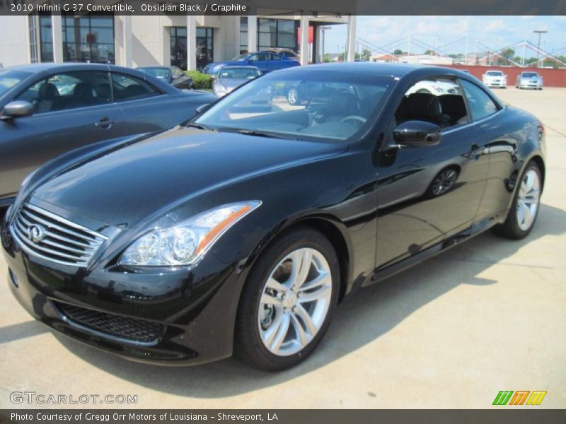 2010 G 37 Convertible Obsidian Black