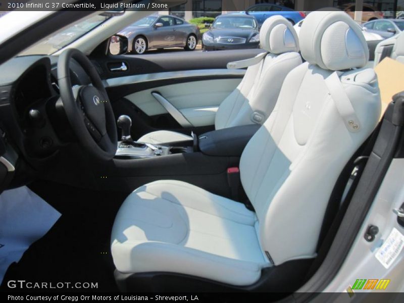  2010 G 37 Convertible Stone Interior
