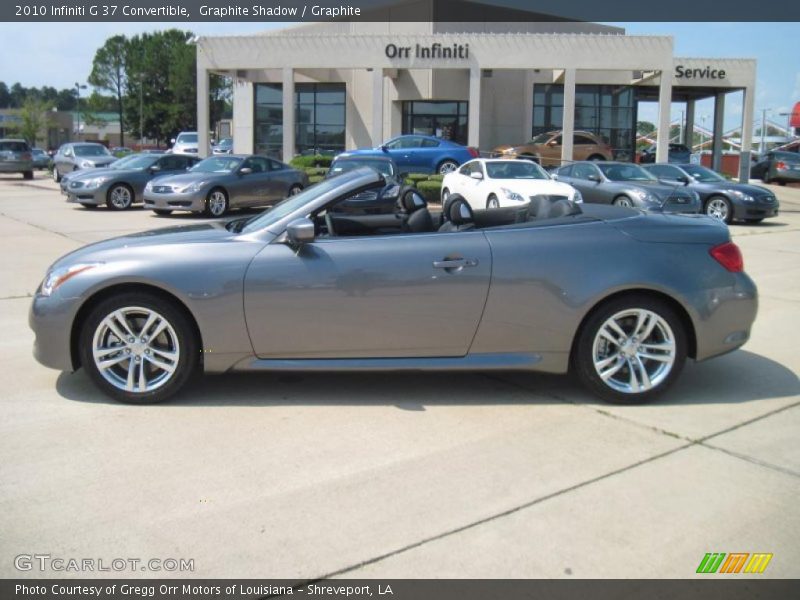 Graphite Shadow / Graphite 2010 Infiniti G 37 Convertible