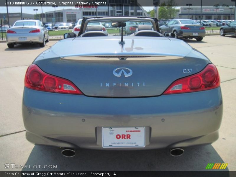 Graphite Shadow / Graphite 2010 Infiniti G 37 Convertible