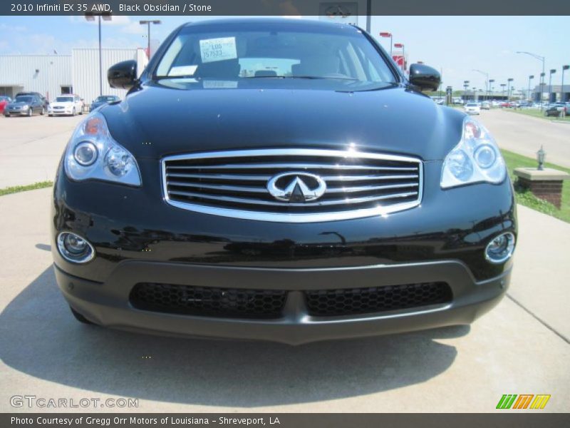 Black Obsidian / Stone 2010 Infiniti EX 35 AWD