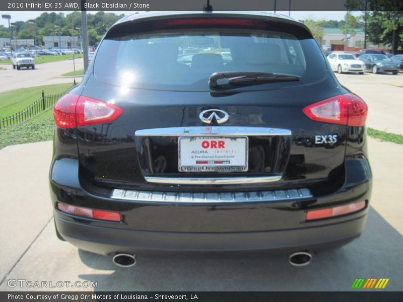 Black Obsidian / Stone 2010 Infiniti EX 35 AWD