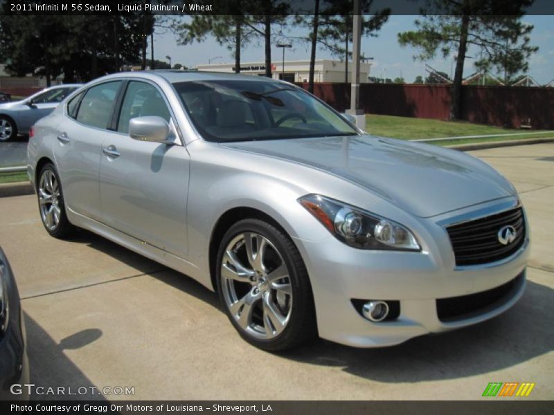 Liquid Platinum / Wheat 2011 Infiniti M 56 Sedan