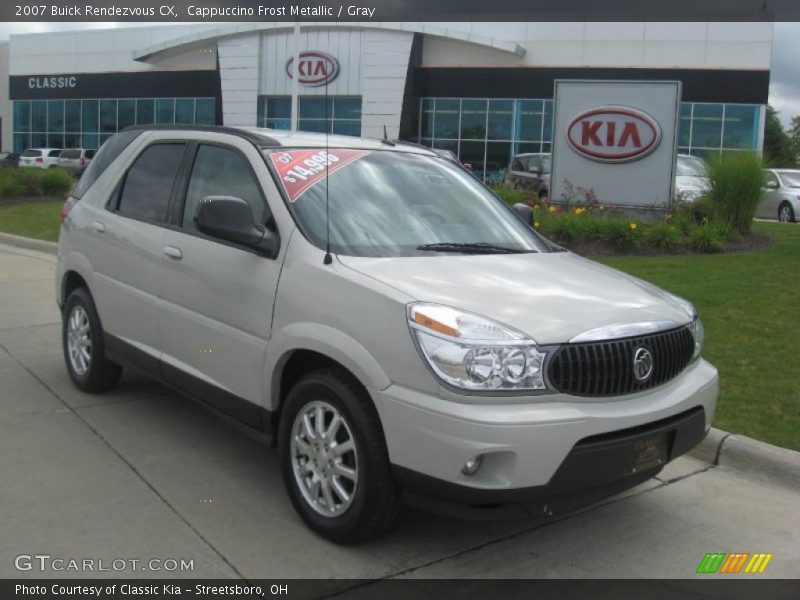 Cappuccino Frost Metallic / Gray 2007 Buick Rendezvous CX
