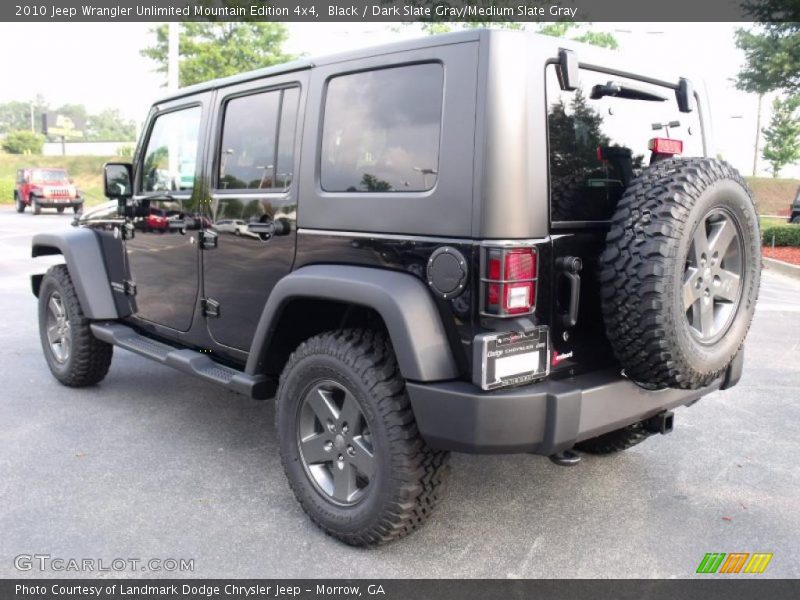 Black / Dark Slate Gray/Medium Slate Gray 2010 Jeep Wrangler Unlimited Mountain Edition 4x4