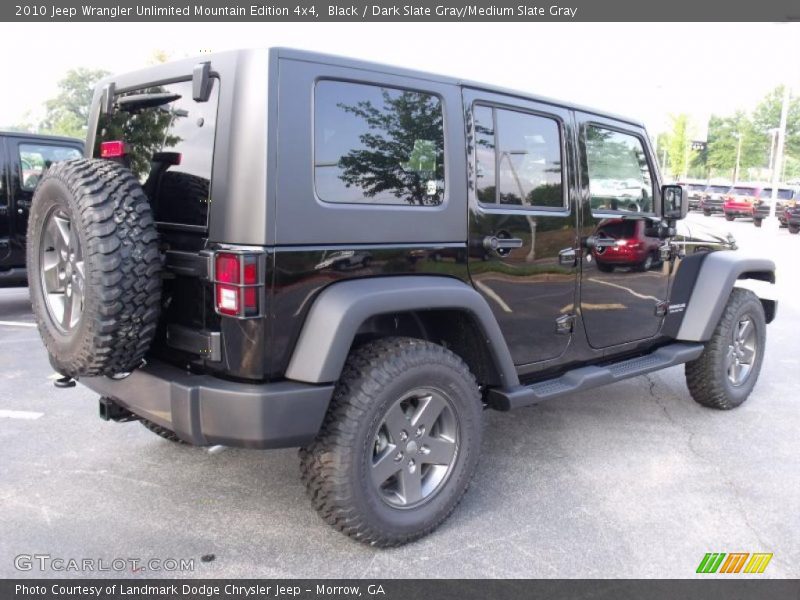 Black / Dark Slate Gray/Medium Slate Gray 2010 Jeep Wrangler Unlimited Mountain Edition 4x4