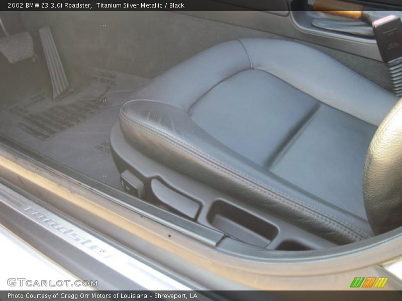 Titanium Silver Metallic / Black 2002 BMW Z3 3.0i Roadster