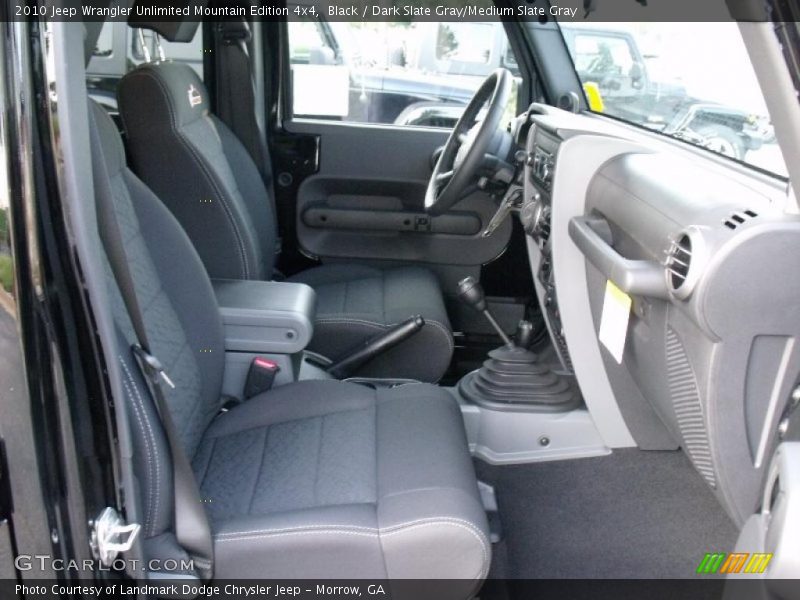 Black / Dark Slate Gray/Medium Slate Gray 2010 Jeep Wrangler Unlimited Mountain Edition 4x4