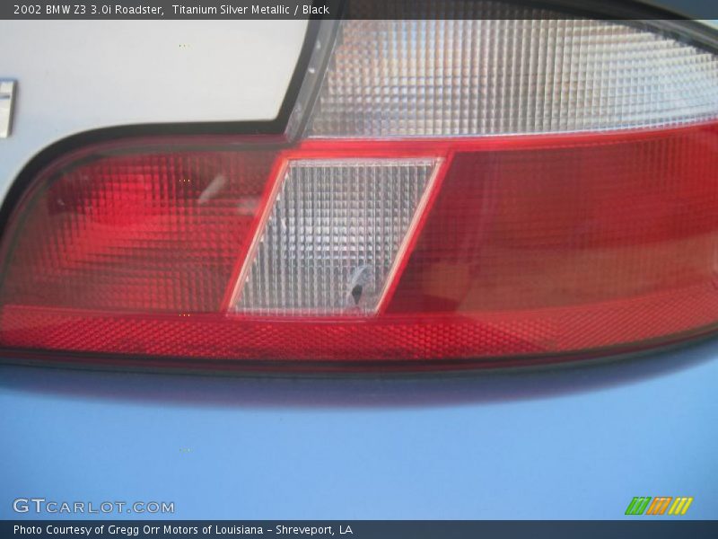 Titanium Silver Metallic / Black 2002 BMW Z3 3.0i Roadster