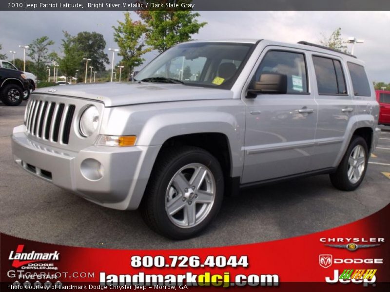 Bright Silver Metallic / Dark Slate Gray 2010 Jeep Patriot Latitude