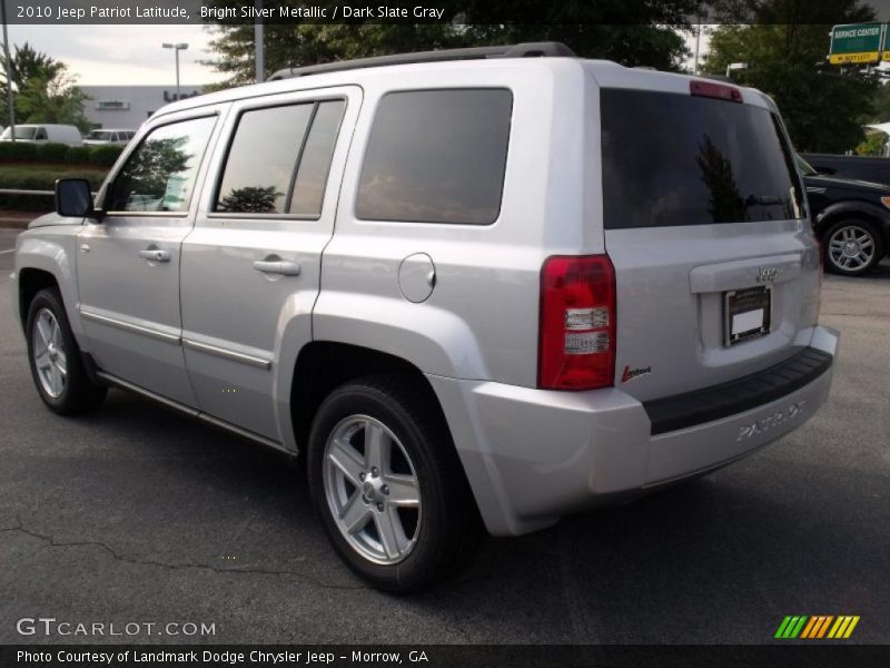 Bright Silver Metallic / Dark Slate Gray 2010 Jeep Patriot Latitude