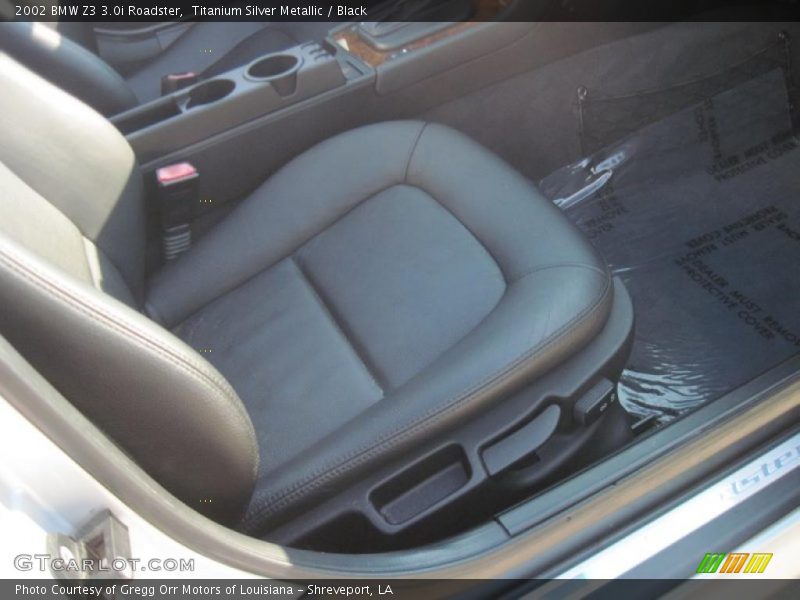 Titanium Silver Metallic / Black 2002 BMW Z3 3.0i Roadster