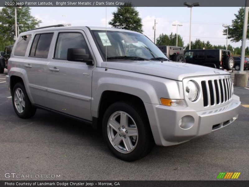 Bright Silver Metallic / Dark Slate Gray 2010 Jeep Patriot Latitude
