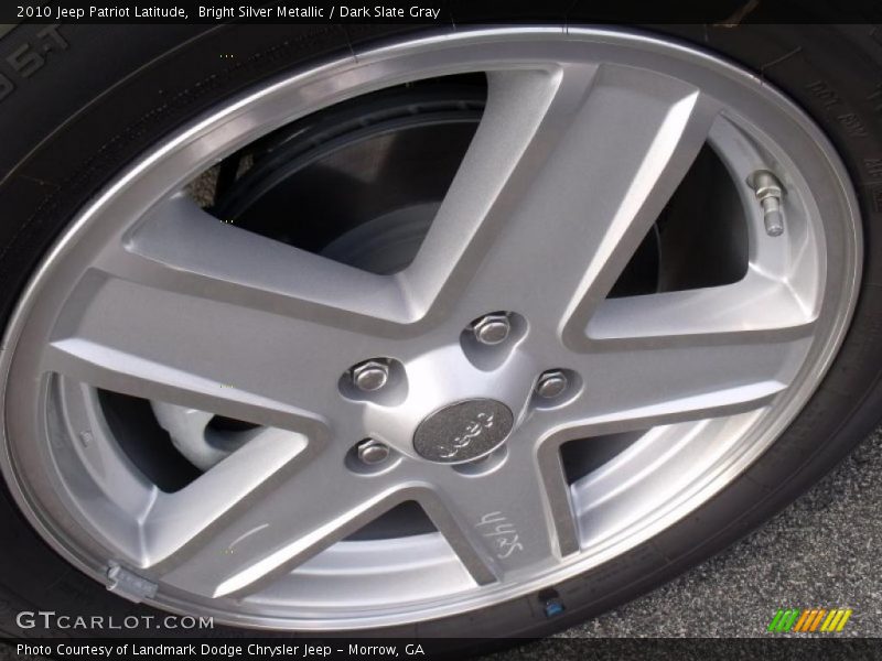 Bright Silver Metallic / Dark Slate Gray 2010 Jeep Patriot Latitude