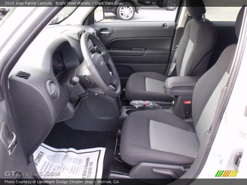 Bright Silver Metallic / Dark Slate Gray 2010 Jeep Patriot Latitude