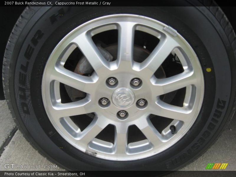 Cappuccino Frost Metallic / Gray 2007 Buick Rendezvous CX