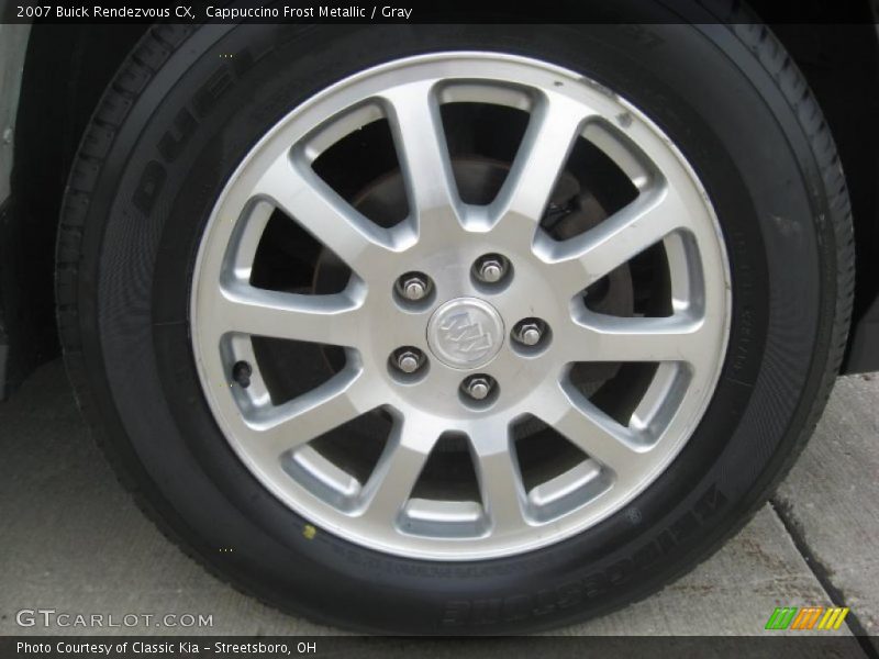 Cappuccino Frost Metallic / Gray 2007 Buick Rendezvous CX
