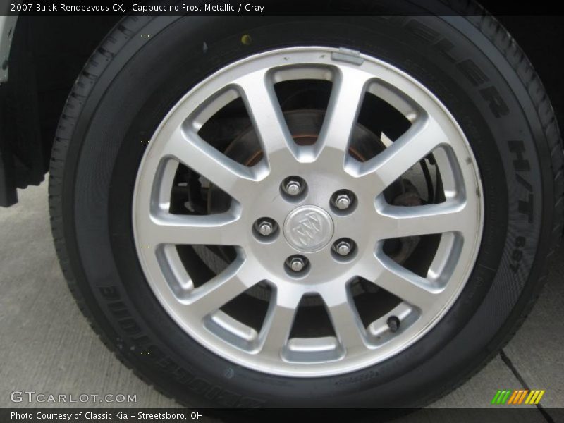 Cappuccino Frost Metallic / Gray 2007 Buick Rendezvous CX