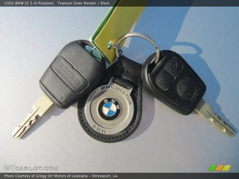 Titanium Silver Metallic / Black 2002 BMW Z3 3.0i Roadster