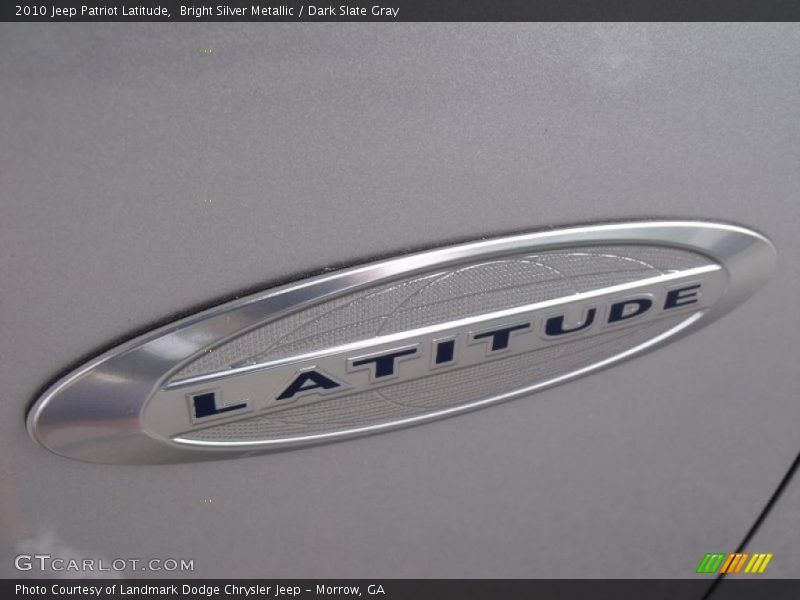 Bright Silver Metallic / Dark Slate Gray 2010 Jeep Patriot Latitude
