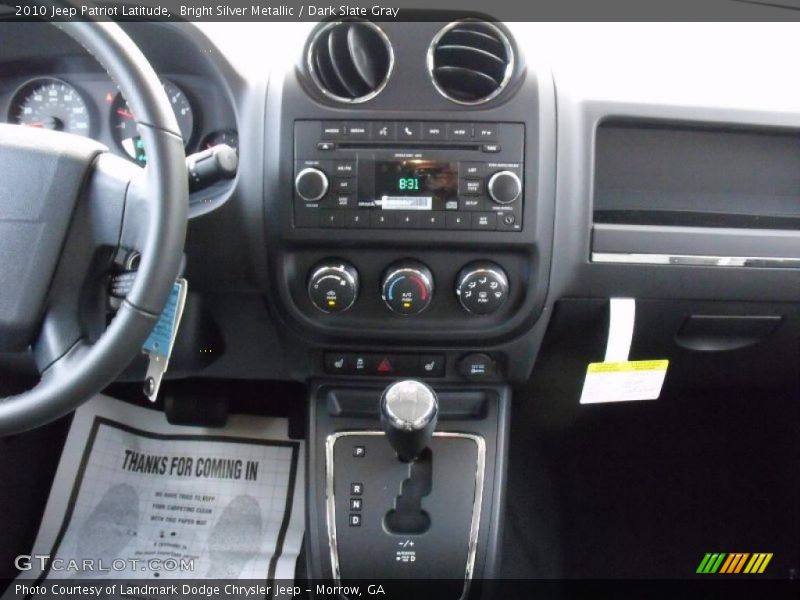Bright Silver Metallic / Dark Slate Gray 2010 Jeep Patriot Latitude