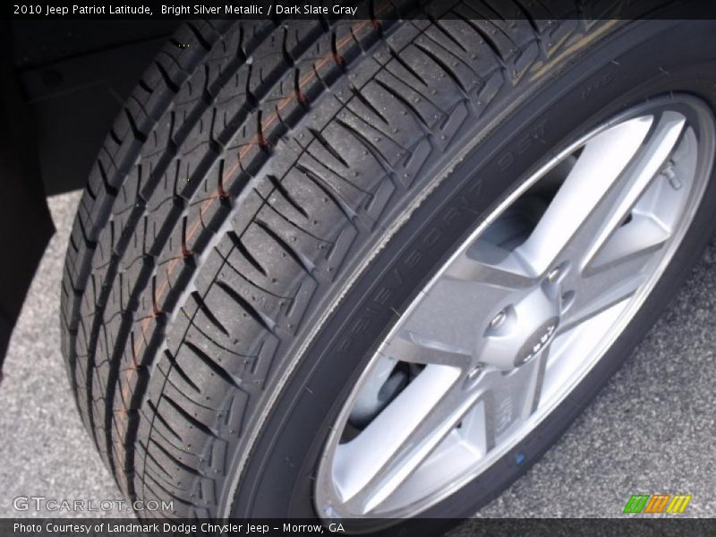 Bright Silver Metallic / Dark Slate Gray 2010 Jeep Patriot Latitude