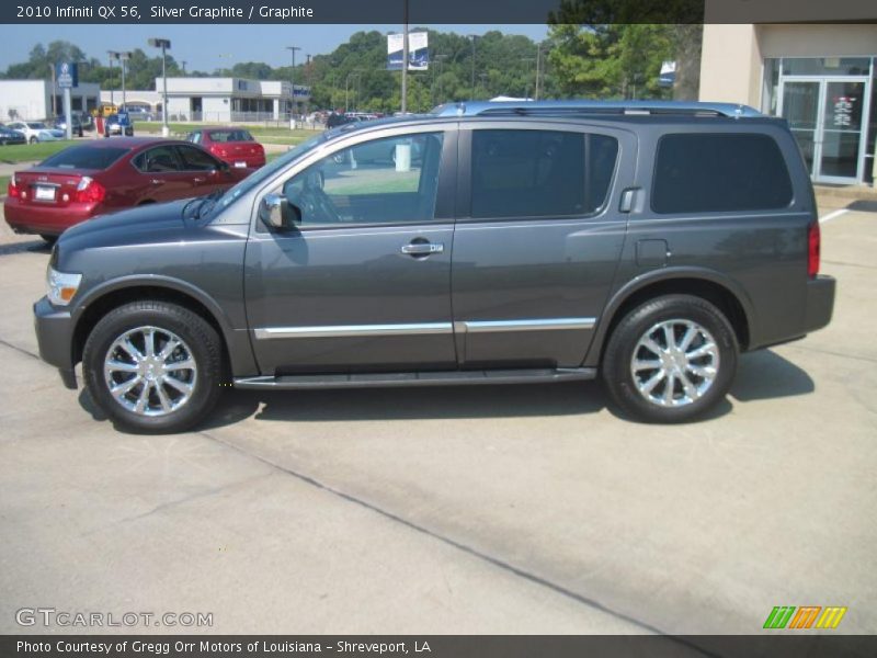 Silver Graphite / Graphite 2010 Infiniti QX 56