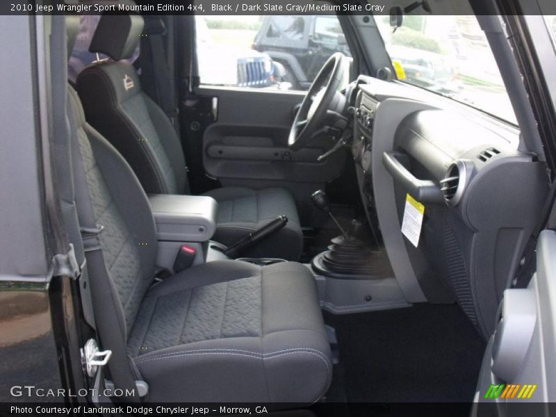 Black / Dark Slate Gray/Medium Slate Gray 2010 Jeep Wrangler Sport Mountain Edition 4x4