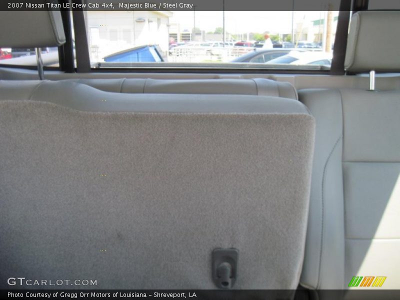 Majestic Blue / Steel Gray 2007 Nissan Titan LE Crew Cab 4x4