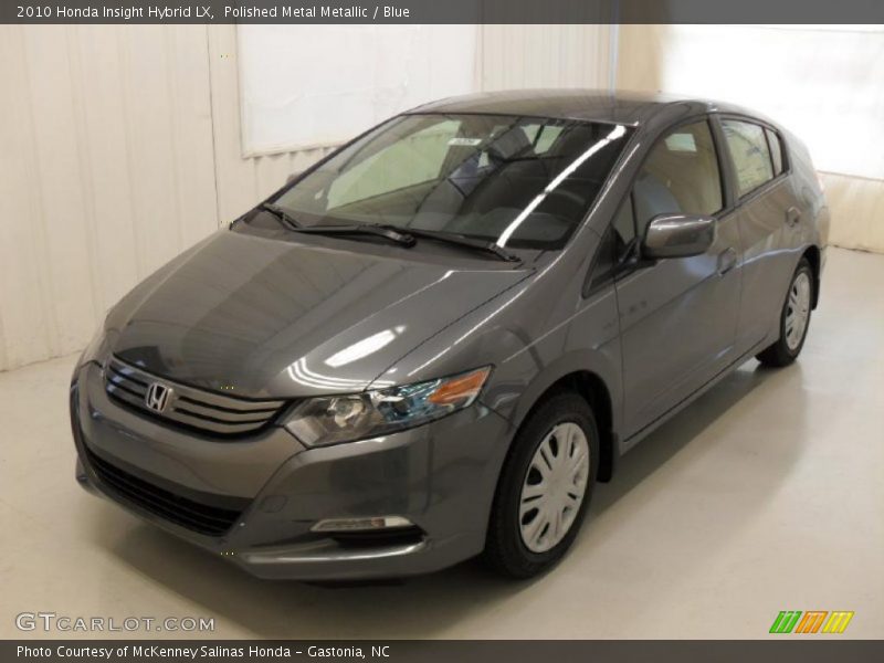 Polished Metal Metallic / Blue 2010 Honda Insight Hybrid LX