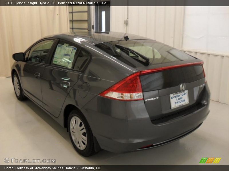 Polished Metal Metallic / Blue 2010 Honda Insight Hybrid LX