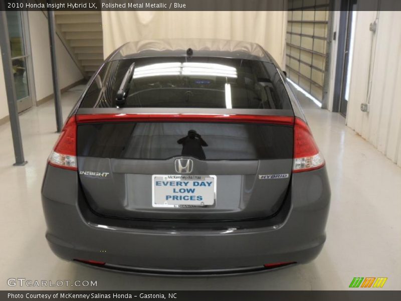 Polished Metal Metallic / Blue 2010 Honda Insight Hybrid LX