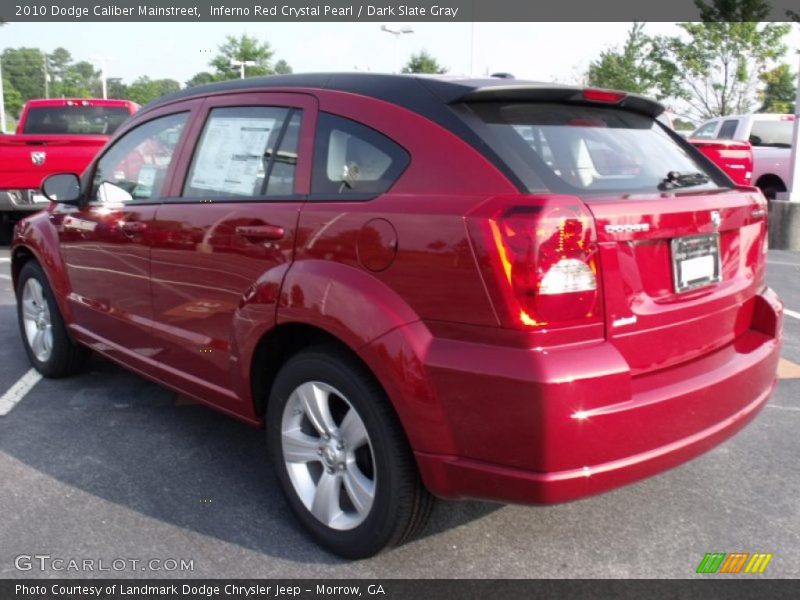 Inferno Red Crystal Pearl / Dark Slate Gray 2010 Dodge Caliber Mainstreet