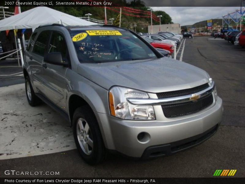 Silverstone Metallic / Dark Gray 2007 Chevrolet Equinox LS