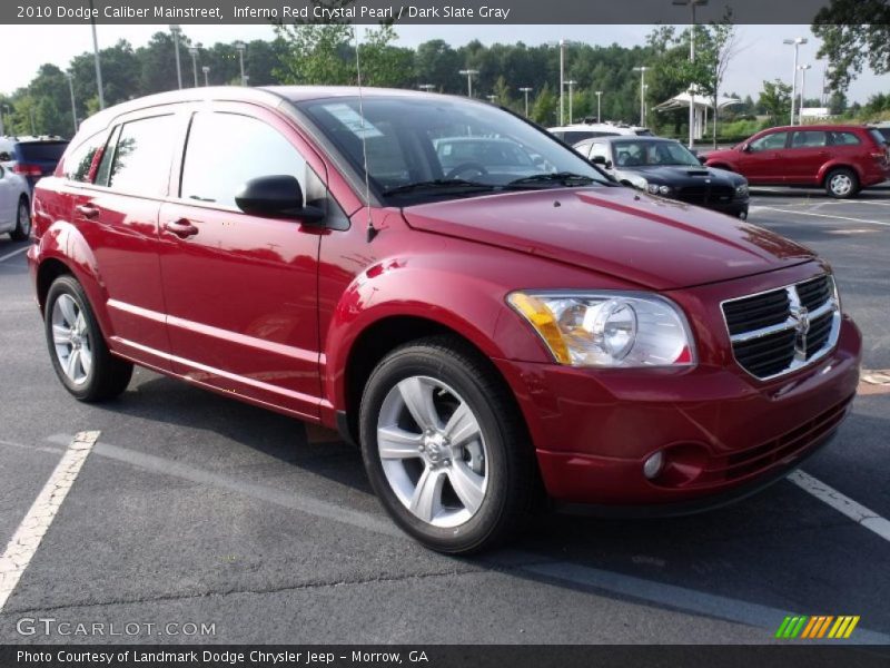 Inferno Red Crystal Pearl / Dark Slate Gray 2010 Dodge Caliber Mainstreet