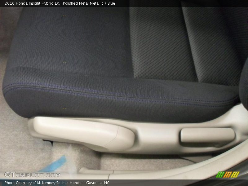 Polished Metal Metallic / Blue 2010 Honda Insight Hybrid LX