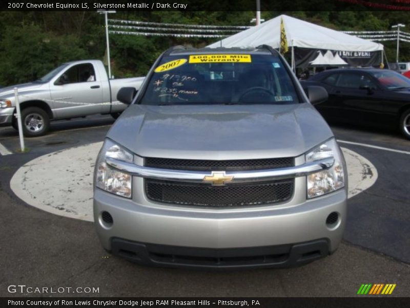 Silverstone Metallic / Dark Gray 2007 Chevrolet Equinox LS