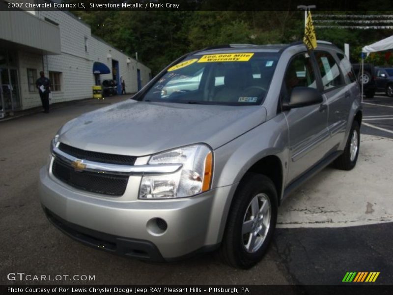 Silverstone Metallic / Dark Gray 2007 Chevrolet Equinox LS