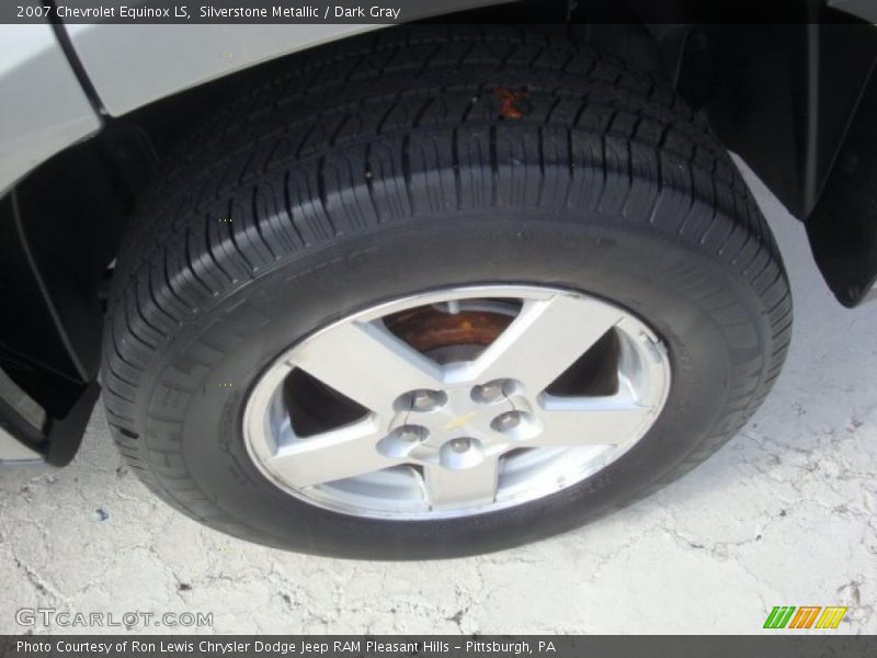 Silverstone Metallic / Dark Gray 2007 Chevrolet Equinox LS
