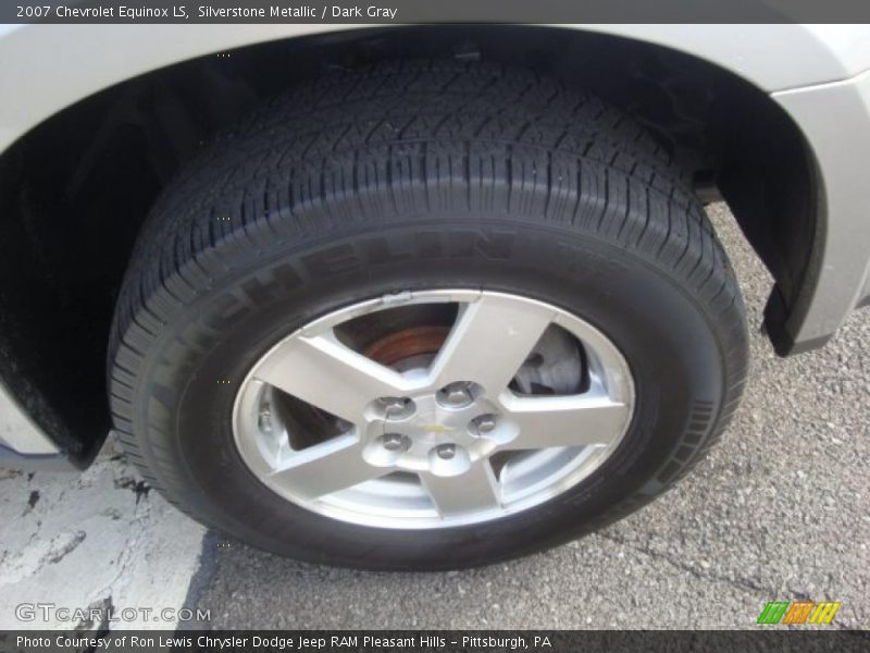Silverstone Metallic / Dark Gray 2007 Chevrolet Equinox LS