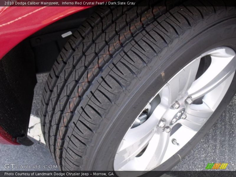 Inferno Red Crystal Pearl / Dark Slate Gray 2010 Dodge Caliber Mainstreet